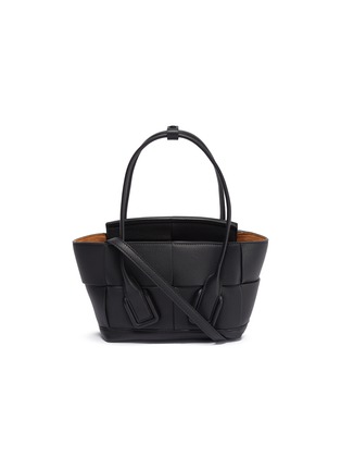 Main View - Click To Enlarge - BOTTEGA VENETA - Arco' intreccio leather shoulder bag