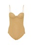 Main View - Click To Enlarge - OSÉREE - Lumière' balconette bra top one piece swimsuit