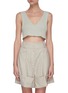 Main View - Click To Enlarge - LOW CLASSIC - Sleeveless rib knit crop top