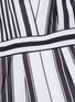 Detail View - Click To Enlarge - ALEXANDER MCQUEEN - Balloon sleeve stripe dress