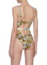 Back View - Click To Enlarge - REINA OLGA - Loren' tiger print belted one piece swimsuit