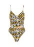 Main View - Click To Enlarge - REINA OLGA - Loren' tiger print belted one piece swimsuit