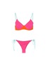 Main View - Click To Enlarge - REINA OLGA - 'Jane' three tone underwire bikini set