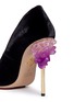 Detail View - Click To Enlarge - CHARLOTTE OLYMPIA - 'Cosmic Bacall' velvet pumps