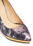Detail View - Click To Enlarge - CHARLOTTE OLYMPIA - 'Debbie' kaleidoscope galaxy print leather platform pumps