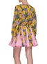 Back View - Click To Enlarge - RHODE RESORT - Ella' floral print pleated hem dress