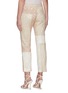 Back View - Click To Enlarge - KOCHE - Lace patchwork crop tailored pants