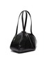 Figure View - Click To Enlarge - RODO - Mini patent snakeskin leather dome bag