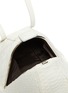 Detail View - Click To Enlarge - RODO - Mini snakeskin leather dome bag