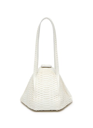 Main View - Click To Enlarge - RODO - Mini snakeskin leather dome bag