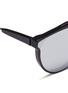 Detail View - Click To Enlarge - SUPER - 'Giaguaro' metal bridge mirror sunglasses