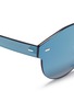 Detail View - Click To Enlarge - SUPER - 'Tuttolente Paloma' rimless all lens mirror sunglasses