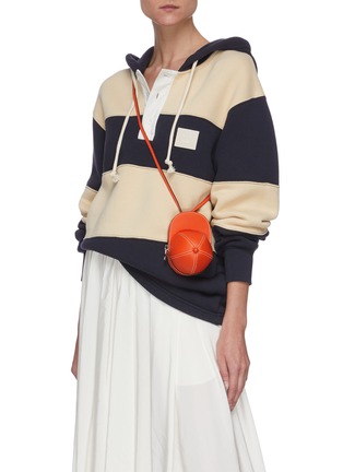 Figure View - Click To Enlarge - JW ANDERSON - Nano cap crossbody leather bag