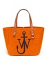 Main View - Click To Enlarge - JW ANDERSON - Anchor embroidered felt tote bag