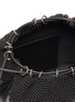 Detail View - Click To Enlarge - JIL SANDER - Crochet panel drawstring leather bag
