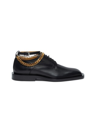Main View - Click To Enlarge - JIL SANDER - Chain leather anklet leather derbies