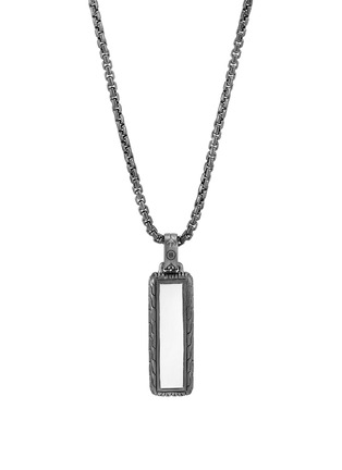 Main View - Click To Enlarge Main View - Click To Enlarge - JOHN HARDY - 'Classic Chain' 18k gold sterling silver jawan pendant necklace