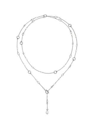 Main View - Click To Enlarge - JOHN HARDY - Classic Chain' freshwater pearl sterling silver sautoir necklace