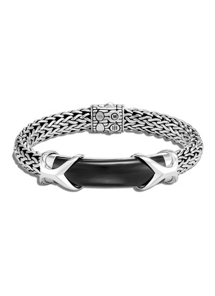 Main View - Click To Enlarge - JOHN HARDY - 'Asli Classic Chain' onyx sterling silver bracelet