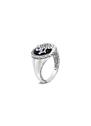 Main View - Click To Enlarge - JOHN HARDY - 'Legends Naga' sapphire sterling silver signet ring