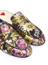 Detail View - Click To Enlarge - GUCCI - 'Princetown' horsebit vamp floral jacquard slide loafers