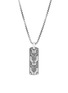 Main View - Click To Enlarge - JOHN HARDY - 'Asli Classic Chain' onyx sterling silver dog tag pendant necklace