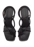 Detail View - Click To Enlarge - NEOUS - Alkes square toe tubular strappy leather sandals