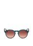 Main View - Click To Enlarge - SONS + DAUGHTERS - 'Clark' kids keyhole bridge acetate round sunglasses