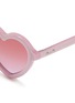 Detail View - Click To Enlarge - SONS + DAUGHTERS - 'Lola' kids acetate heart shape sunglasses