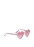 Figure View - Click To Enlarge - SONS + DAUGHTERS - 'Lola' kids acetate heart shape sunglasses