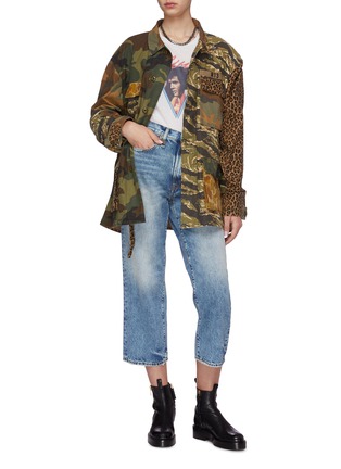 Figure View - Click To Enlarge - R13 - Royer cropped jeans
