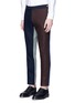 Front View - Click To Enlarge - THOM BROWNE  - Fun Mix' patchwork wool pants