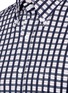 Detail View - Click To Enlarge - THOM BROWNE  - Buffalo check cotton dobby shirt