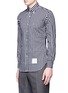 Front View - Click To Enlarge - THOM BROWNE  - Buffalo check cotton dobby shirt