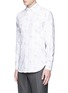 Front View - Click To Enlarge - THOM BROWNE  - Hector' embroidery cotton Oxford shirt