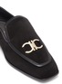 Detail View - Click To Enlarge - SALVATORE FERRAGAMO - 'Cesaro' suede leather step in loafers
