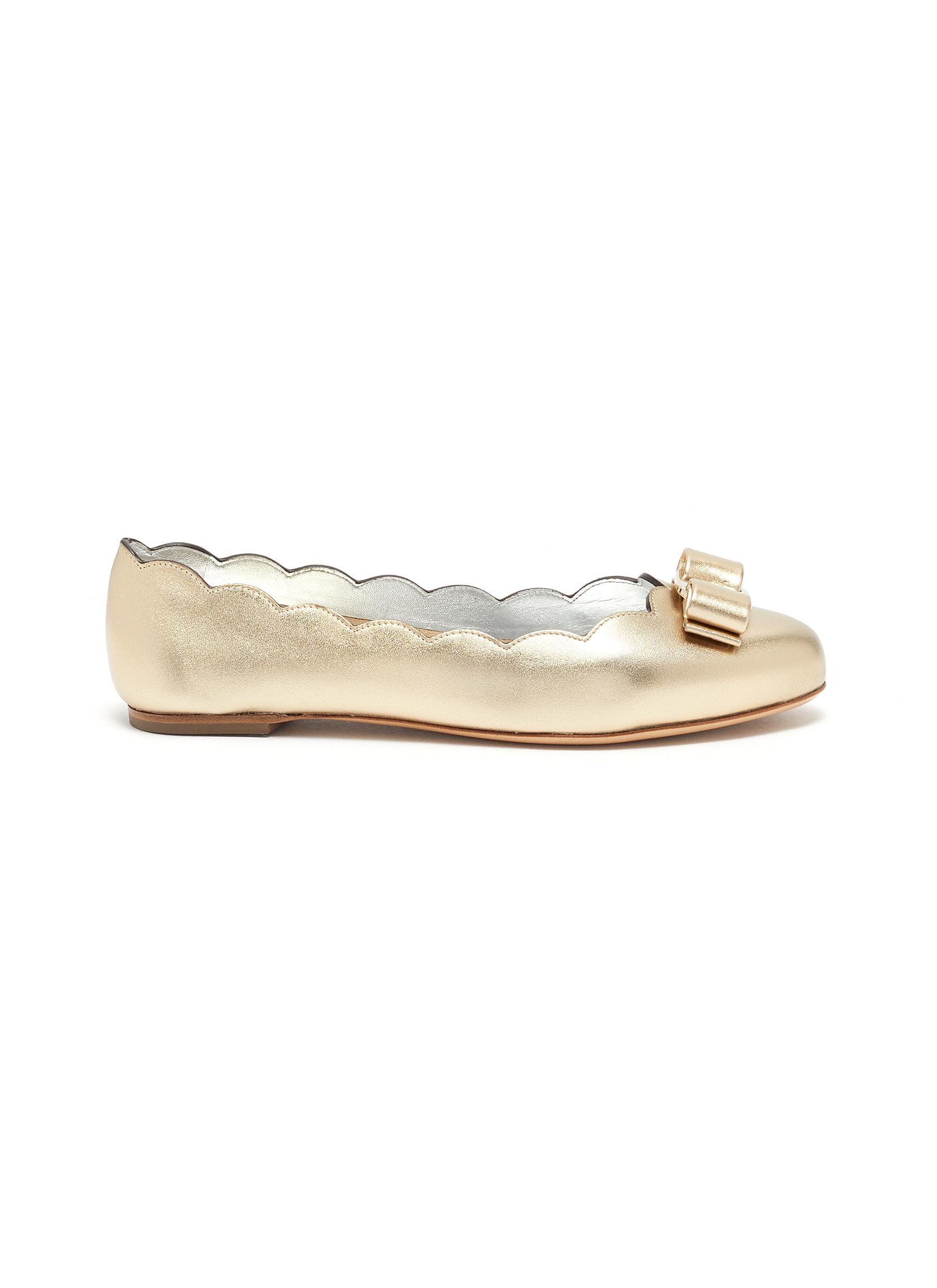 Salvatore Ferragamo Varina Shell Ballerina Flat Women Lane Crawford