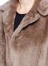 Detail View - Click To Enlarge - HELMUT LANG - Reversible lambskin shearling coat