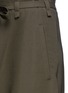 Detail View - Click To Enlarge - HELMUT LANG - Utility pocket tie waist cotton twill skirt