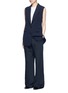 Figure View - Click To Enlarge - HELMUT LANG - Technical stretch suiting vest