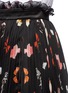 Detail View - Click To Enlarge - ALEXANDER MCQUEEN - 'Vanity Obsession' print plissé chiffon skirt