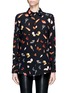 Main View - Click To Enlarge - ALEXANDER MCQUEEN - Obsession print crepe shirt