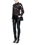 Figure View - Click To Enlarge - ALEXANDER MCQUEEN - Obsession print crepe shirt