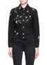 Main View - Click To Enlarge - ALEXANDER MCQUEEN - 'Surreal Obsessions' embellished denim jacket