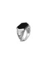 Main View - Click To Enlarge - JOHN HARDY - 'Classic Chain' onyx sterling silver signet ring