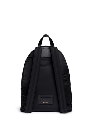Back View - Click To Enlarge - GIVENCHY - 'Monkey Brothers' nylon backpack