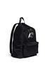 Front View - Click To Enlarge - GIVENCHY - 'Monkey Brothers' nylon backpack