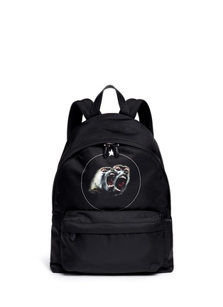 Main View - Click To Enlarge - GIVENCHY - 'Monkey Brothers' nylon backpack