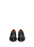 Front View - Click To Enlarge - GIVENCHY - 'Street Skate III' crystal stud leather slip-ons