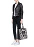 Figure View - Click To Enlarge - GIVENCHY - 'Power of Love' medium slogan print tote